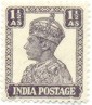 Indian 1 1/2 annas stamp